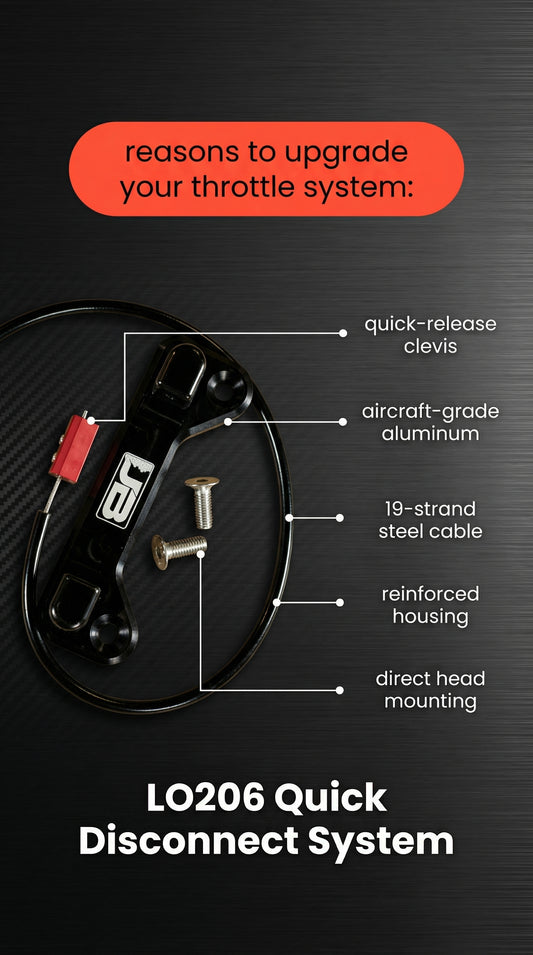 LO206 Complete Throttle quick Disconnect System